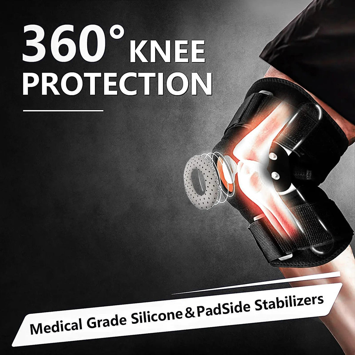 Adjustable Knee Brace with Joint Support