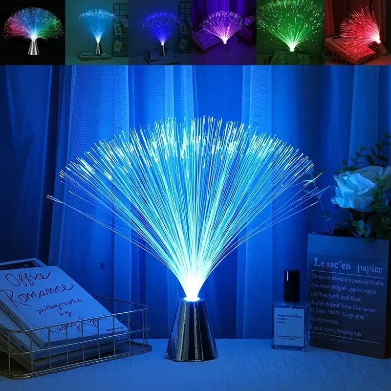 Multicolor LED Fiber Optic Starlight Lamp