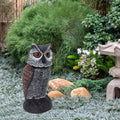 Bird deterrent owl SkyGuard | Head nodding in the wind | Realistic design | For garden & balcony