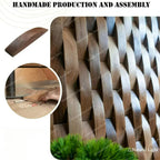 3D Mosaic Wall Panel Solid Wood Acoustic Decor
