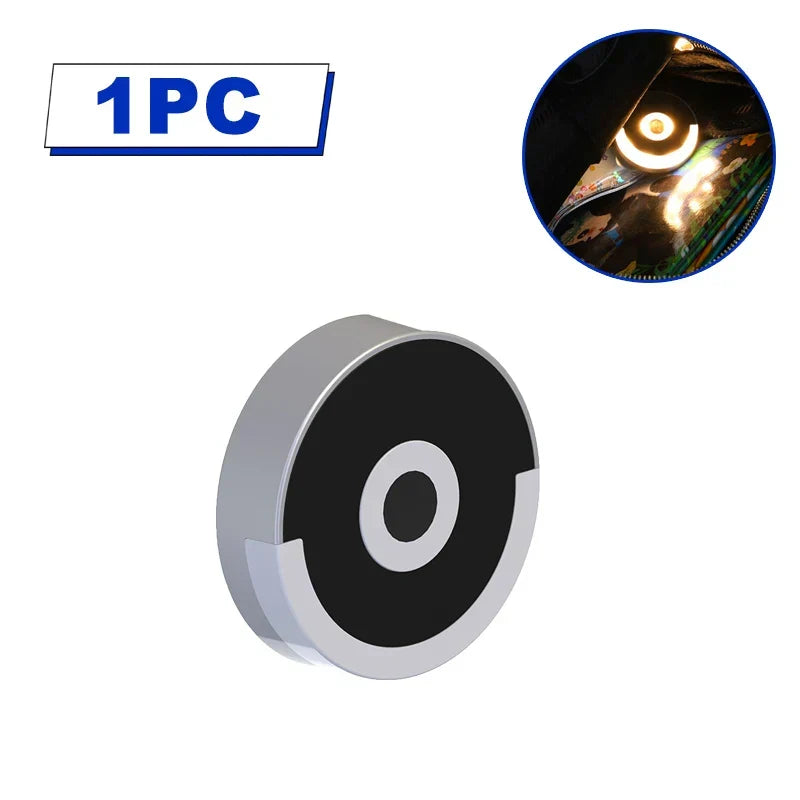 Compact Circular Touch LED Portable Night Lamp