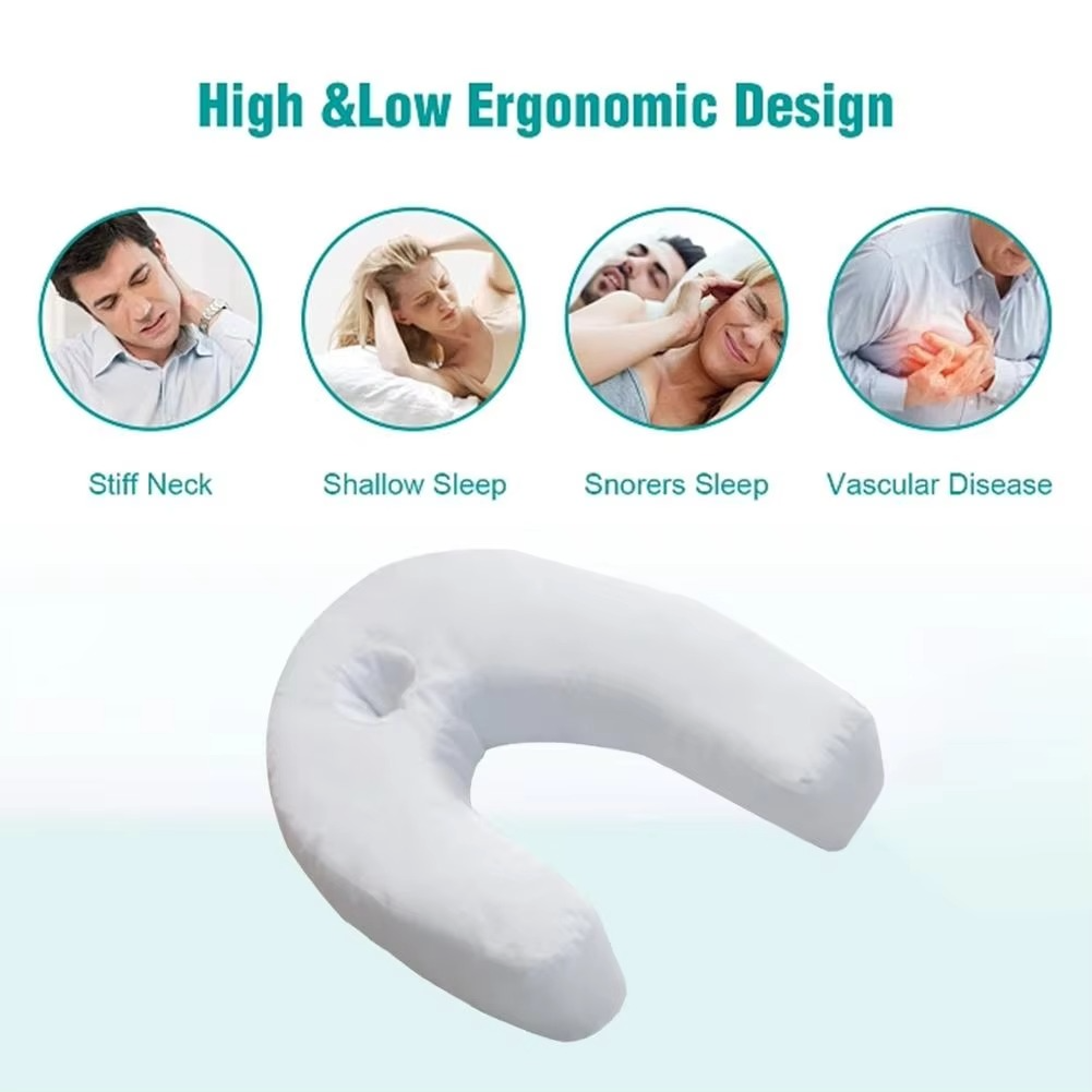 U-Shaped Side Sleeper Pillow for Neck and Spine Support