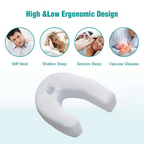U-Shaped Side Sleeper Pillow for Neck and Spine Support