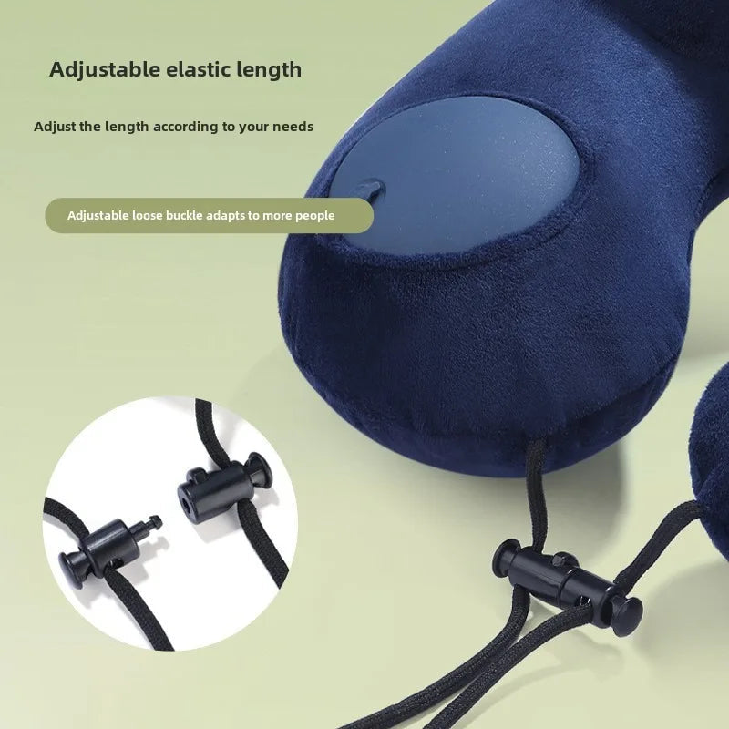 Neckiva Neck Pillow | Ergonomic & Ultra-light | Micro-Velours | Portable with Bag