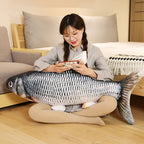 Giant Fish-Shaped Plush Pillow