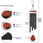 Enchanting Aluminum & Wood Garden Wind Chimes
