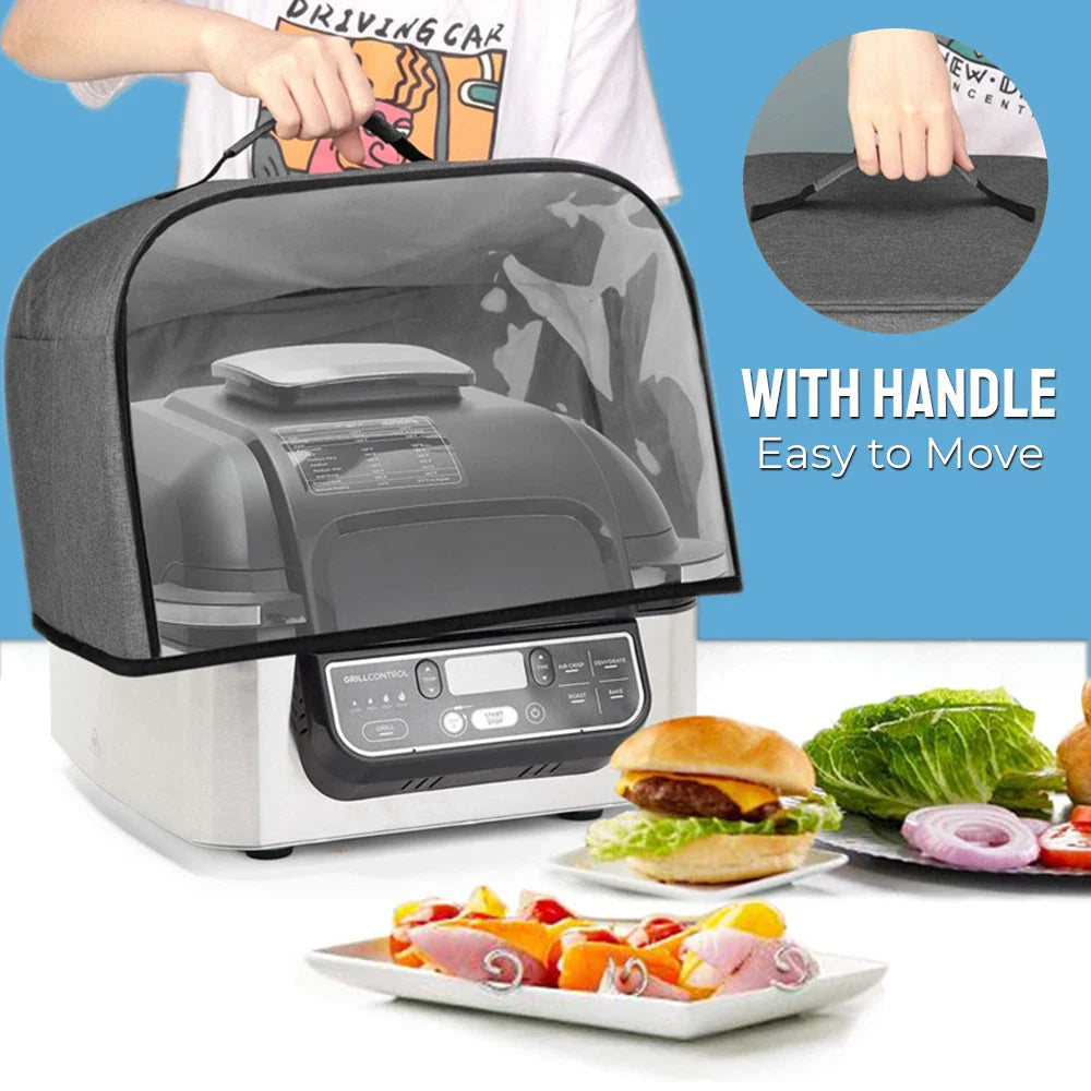 Kitchen Protection Toaster & Airfryer Cover | Dust Protection with Pockets | Waterproof & Wipeable | For Ninja Foodi Grill, Airfryer, Toaster & Microwave
