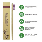Eco-Friendly Bamboo Toothbrush Set – 10 Pack Soft Bristle Brushes for Adults