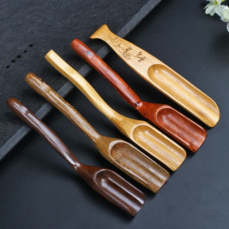 TeaScoop - Retro Wooden Tea Spoon for Tea