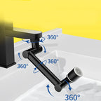 FlexiFlow 360° rotatable and extendable faucet head