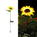 Solar-Powered LED Sunflower Lights for Gardens and Yards