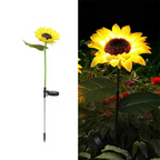 Solar-Powered LED Sunflower Lights for Gardens and Yards