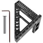 Precision 3D Woodworking Ruler – 45° & 90° Multi-Angle Measuring Tool
