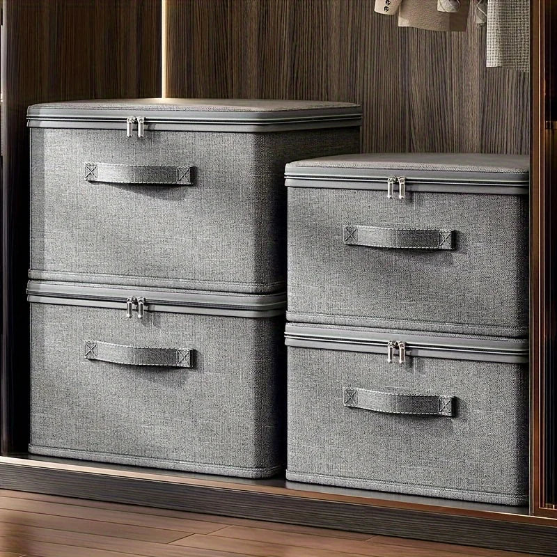 Foldora Storage Box | Foldable & Space-Saving | With Zipper Lid