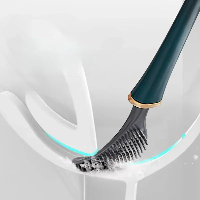 SumiClean - Slim Silicon Toilet Brush for Your Bathroom