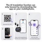 XF28 Open-Ear True Wireless Translation Earbuds with ASMR Features