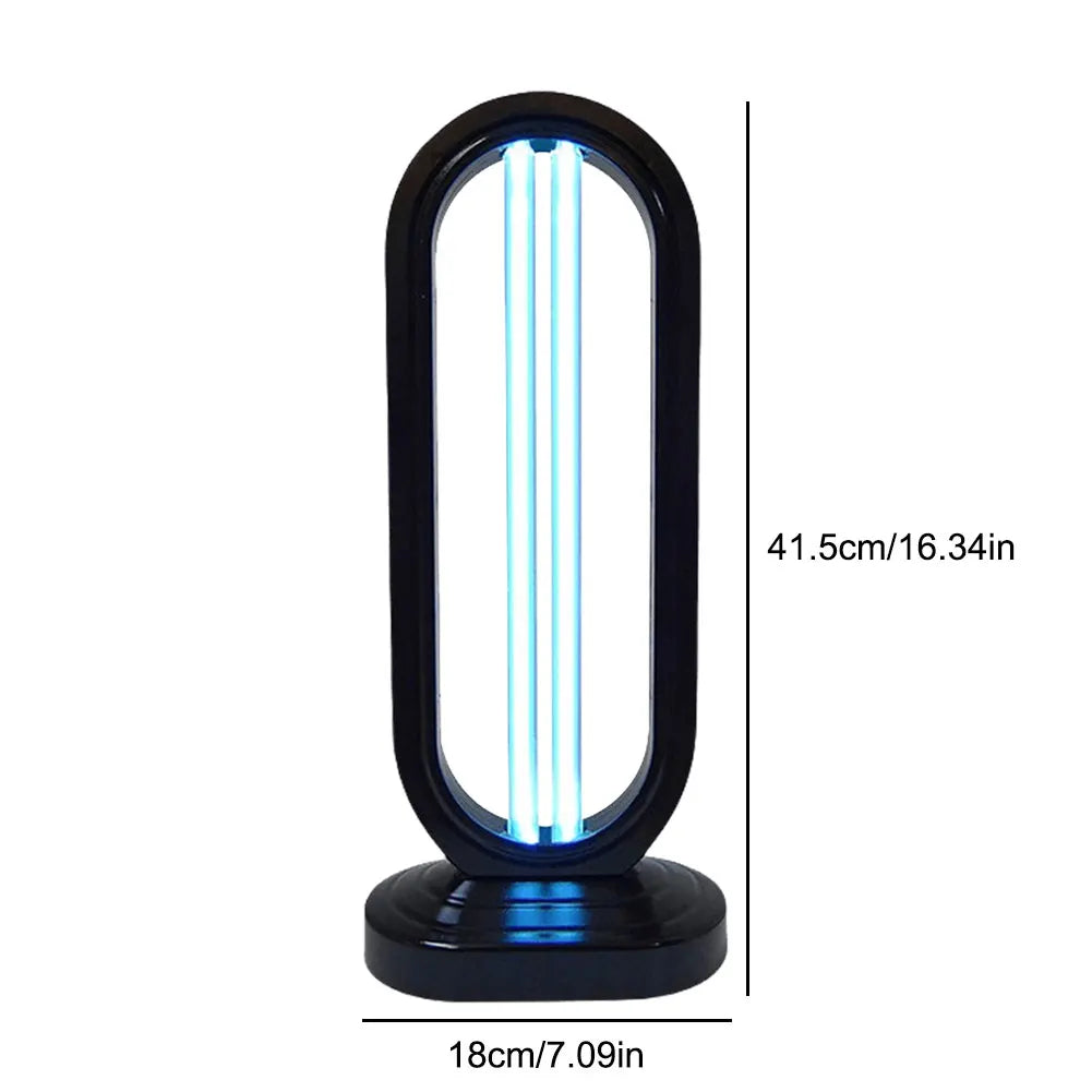 Purevia UV-C Disinfection Lamp | 38W | With Remote Control & 3 Timer Levels | UV + Ozone | 41.5 × 18 cm