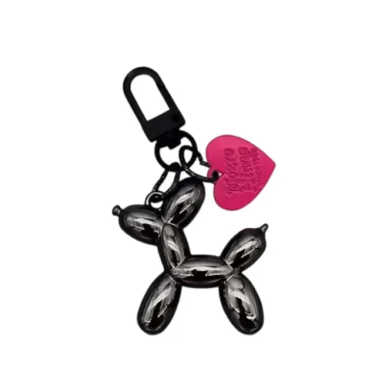 Balloon dog keychain