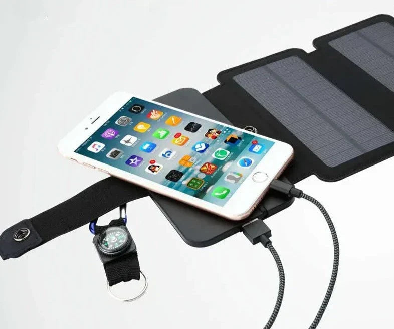 Compact Solar Phone Charging System
