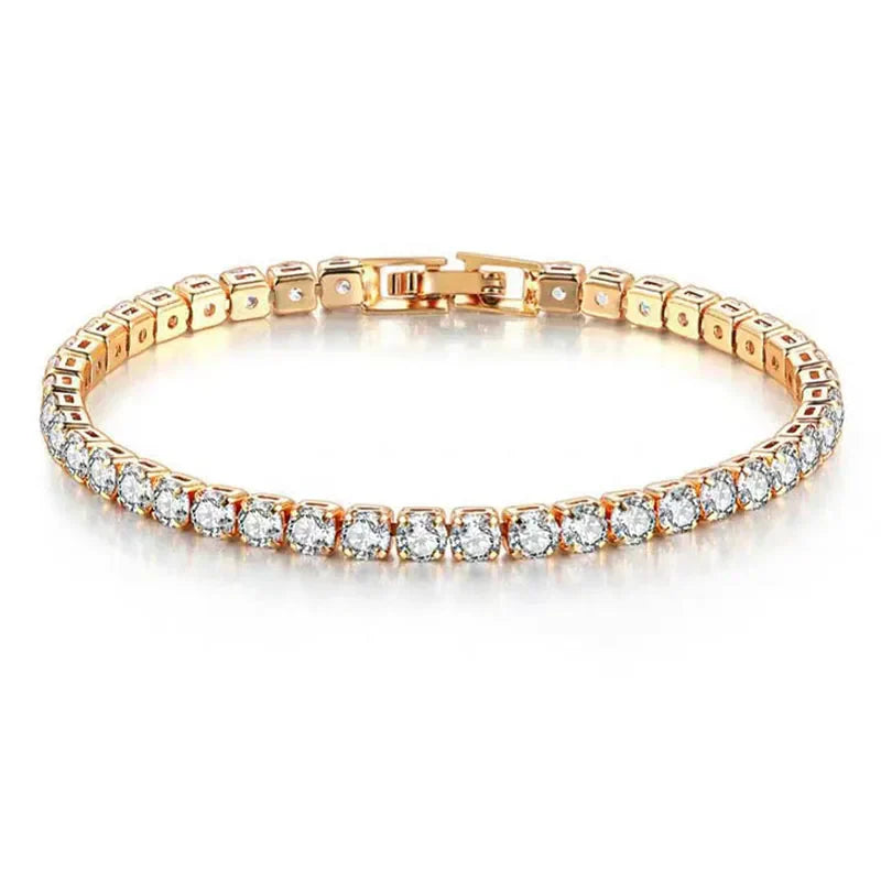 Tennis Bracelet – Shine with Attitude: Elegance in Sterling Silver and Hip-Hop Flair!