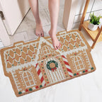 Christmas doormat Imitation Cashmere Non-slip Rug