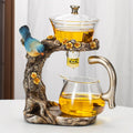 Kung Fu Teapot Household Magnetic Extraction Semi-Automatic Lazy Tea Preparation Tool Glass Tea Set