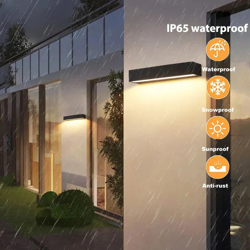 LUMAVIA SolarGlow Solar Garden Lamp LED | Waterproof & Super Bright | House Number Lighting | For Balcony, Wall & Entrance