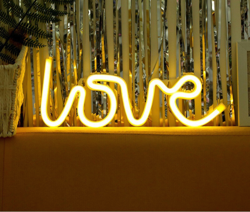 LoveGlow Neon Letters - Romantic Lighting for Your Interior