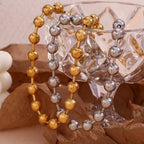 18k Classic Chunky Beaded Necklace