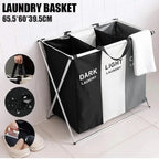 Practical laundry sorter with 3 compartments
