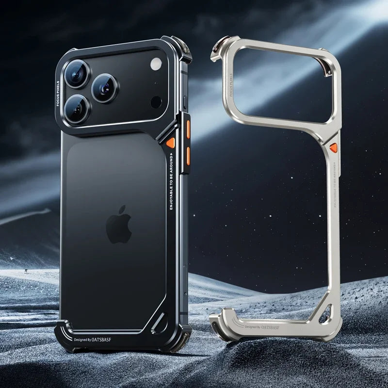 Metal Frameless Bumper iPhone17 Shield