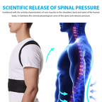 Adjustable Back Brace Posture Corrector for Men and Women, Lumbar and Shoulder Support for Better Alignment