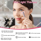EMS Red Light Therapy Facial Wand with Microcurrent Skin Tightening and Eye Massage