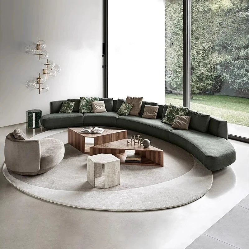 Modern Irregular Thick Plush Rug for Living Room Bedroom Lounge and Study Room