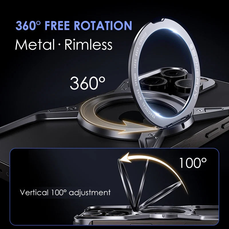 Frameless Free Spins Magnetic Phone Case