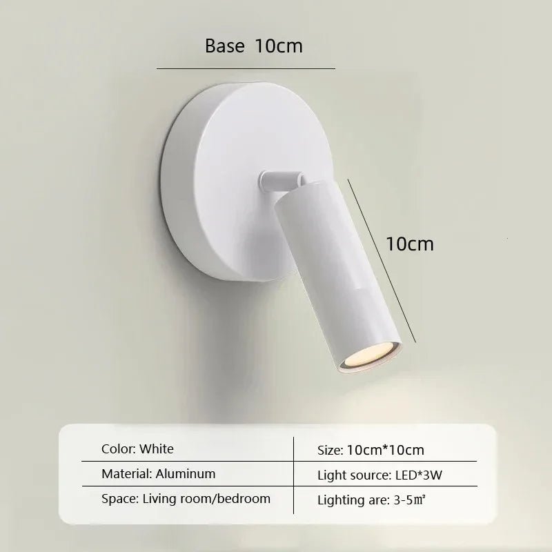 LumiNest – Elegant LED Wall Lamp for Bedroom & Hotel