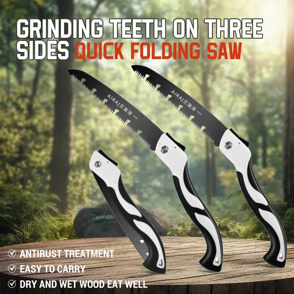 Foldable Camping Saw – Woodworking in Emergencies