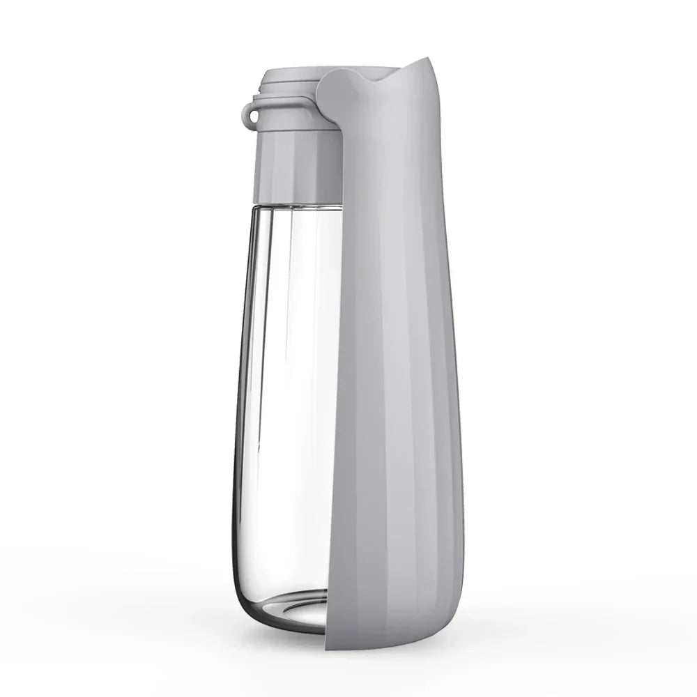 Dog Water Bottle Lapuro FoldDrink | Collapsible water dispenser for on the go | 550 ml | For small & large dogs and cats