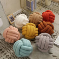 Boucle Rope Knot Ball Cushion