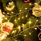 Cluster LED String Lights Lumistra | Warm White & Cool White | 36 m Silver Wire | Waterproof IP44 | For Christmas, Wedding & Party