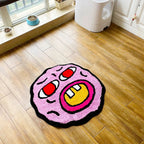 Soft Plush Carpet with Fun Playful Design