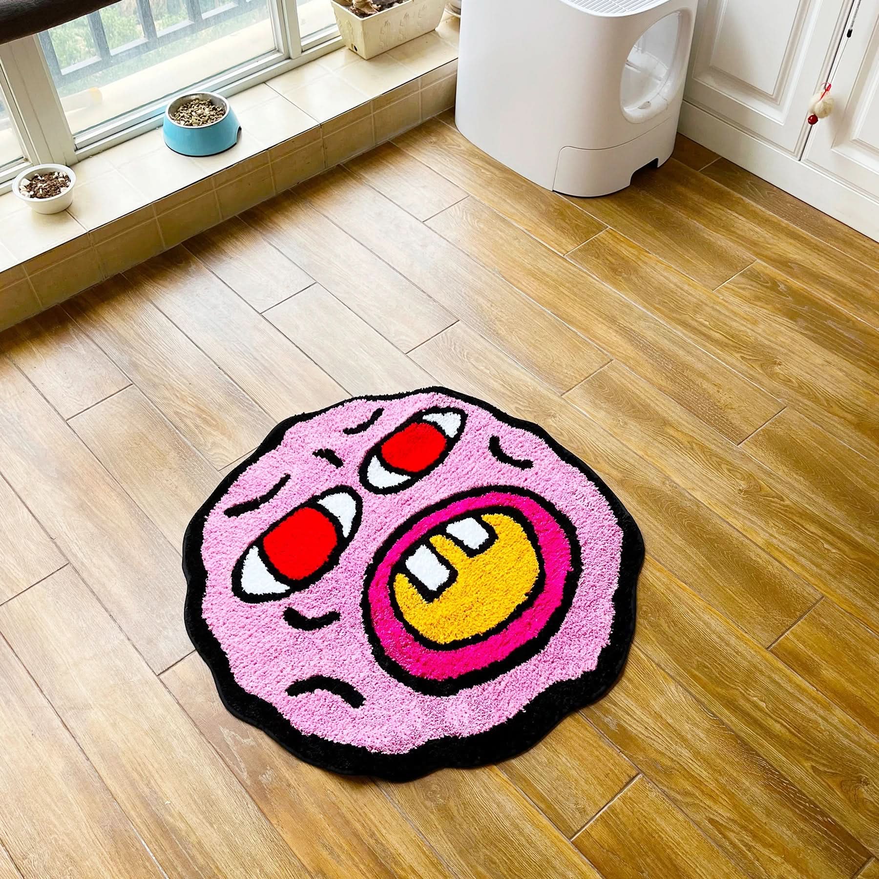 Soft Plush Carpet with Fun Playful Design