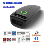 Portable Barcode Scanner With OLED Display And Vibration Feedback
