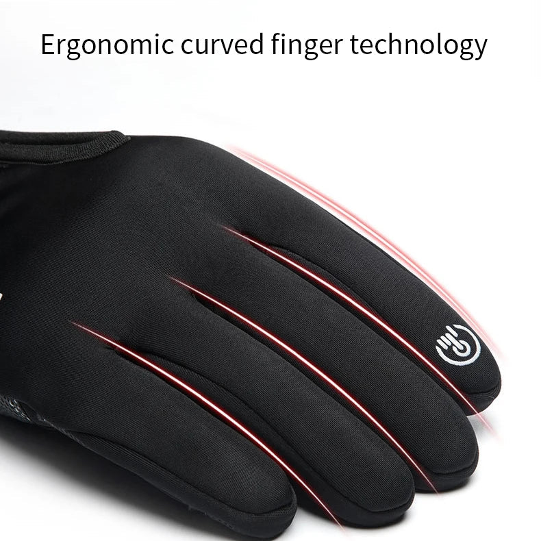 IronRide Motorcycle Winter Gloves | Waterproof & Windproof | Fleece Lined & Touchscreen Compatible | Tactical Design