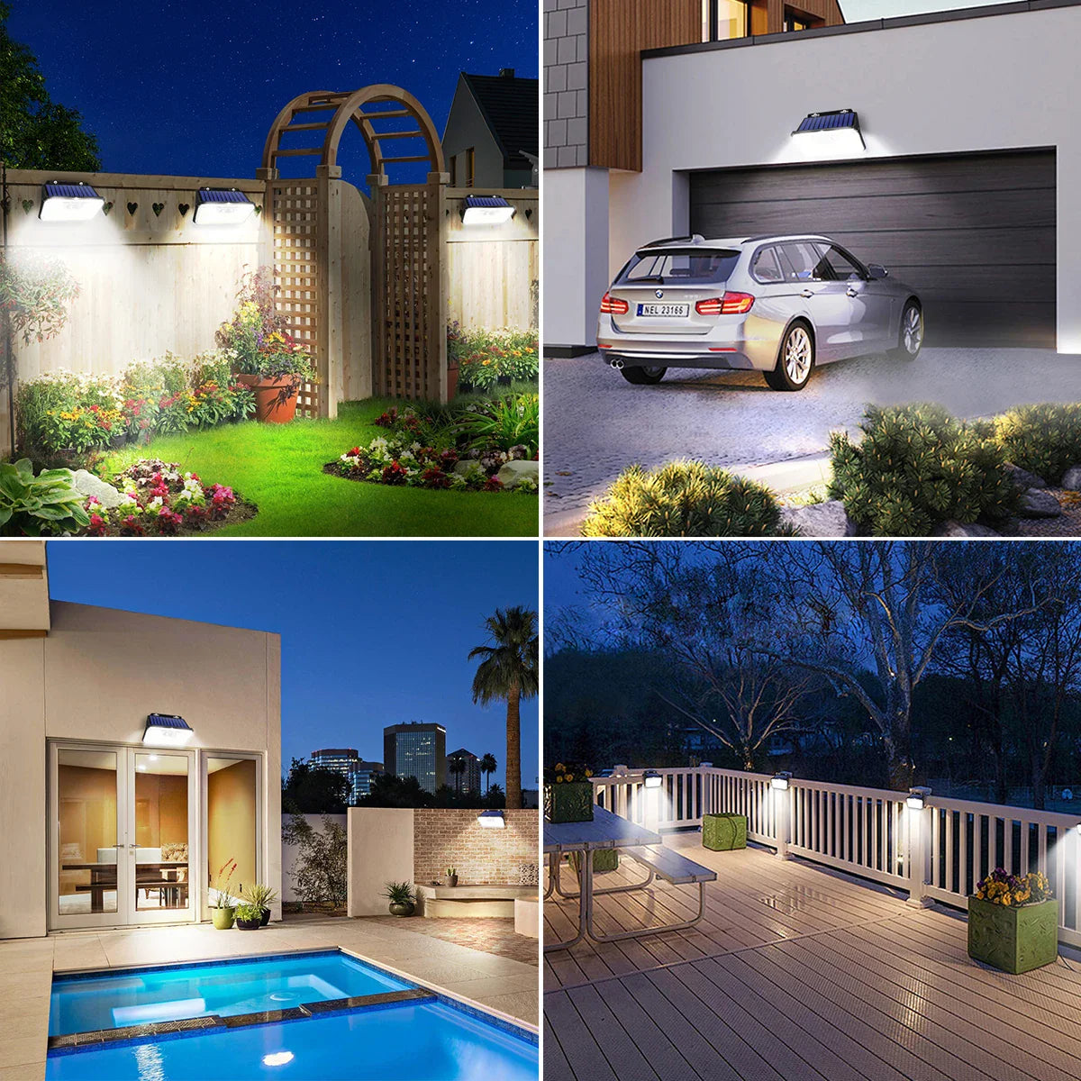 Solentra Solar Wall Light Outdoor with Motion Sensor | 148 LEDs | IP65 Waterproof | 3 Modes | Super Bright & Wireless