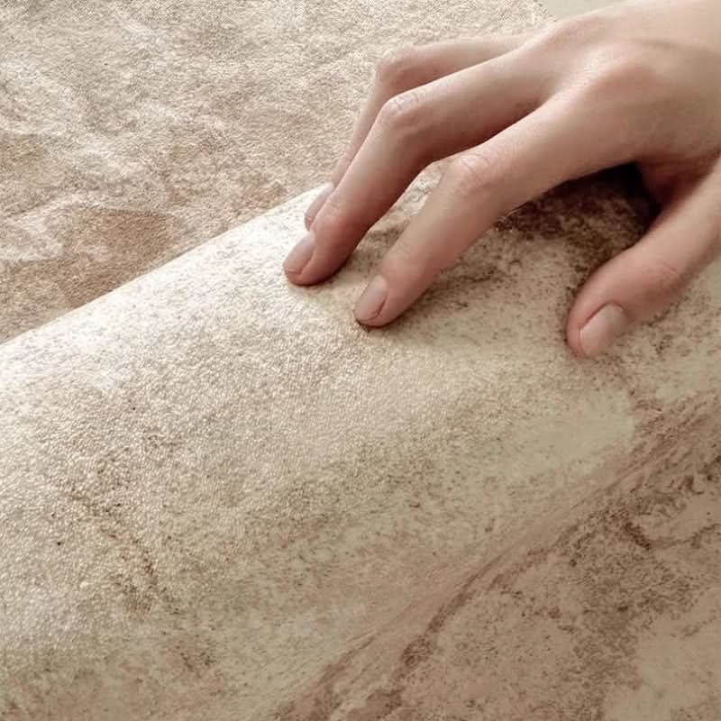 Irregular Polyester Plush Rug with Machine-Washable Surface for Bedroom and Living Room