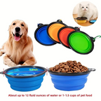 Collapsible Silicone Pet Bowl for Travel