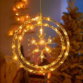 LED Christmas Ring Light LumiRing | USB-powered | 8 Light Modes | Warm White & Colorful | Decoration for Christmas & Celebrations