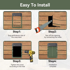 Smart Automatic Chicken Coop Door Opener with Light Sensor and Waterproof Design