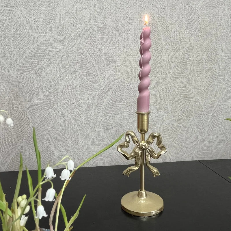 French Wrought Iron Candle Holder